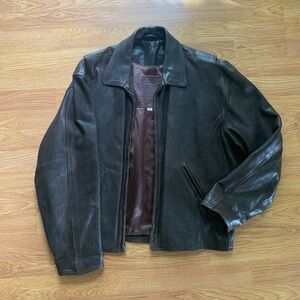 Vintage COACH Brown Leather Jacket